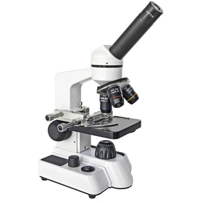 Bresser Erudit MO Biological Microscope 20x–1536x — Wide-Range Compound Microscope for Students and Beginners