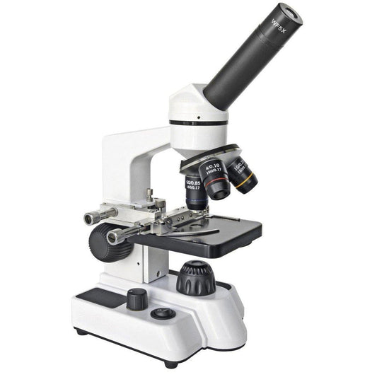Bresser Erudit MO Biological Microscope 20x–1536x — Wide-Range Compound Microscope for Students and Beginners