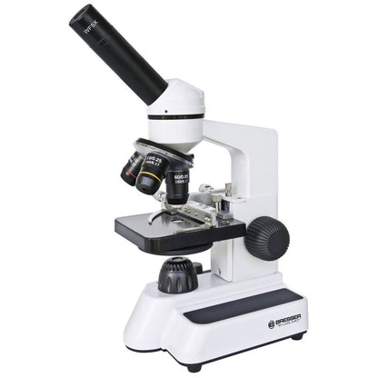 Bresser Erudit MO Biological Microscope 20x–1536x — Wide-Range Compound Microscope for Students and Beginners