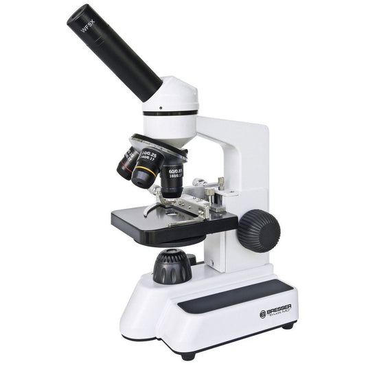Bresser Erudit MO Biological Microscope 20x–1536x — Wide-Range Compound Microscope for Students and Beginners
