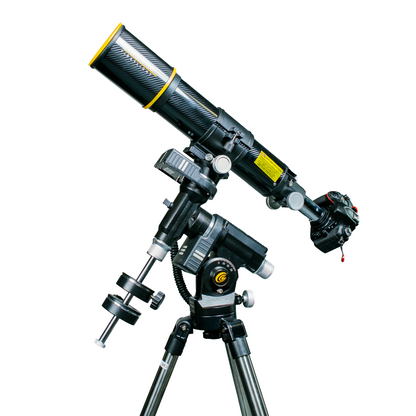 Explore Scientific FirstLight 80 mm Carbon-Fiber Telescope with Solar Filter + iEXOS-100 GoTo Mount (ES-FLAR80640CF-IEXOS)