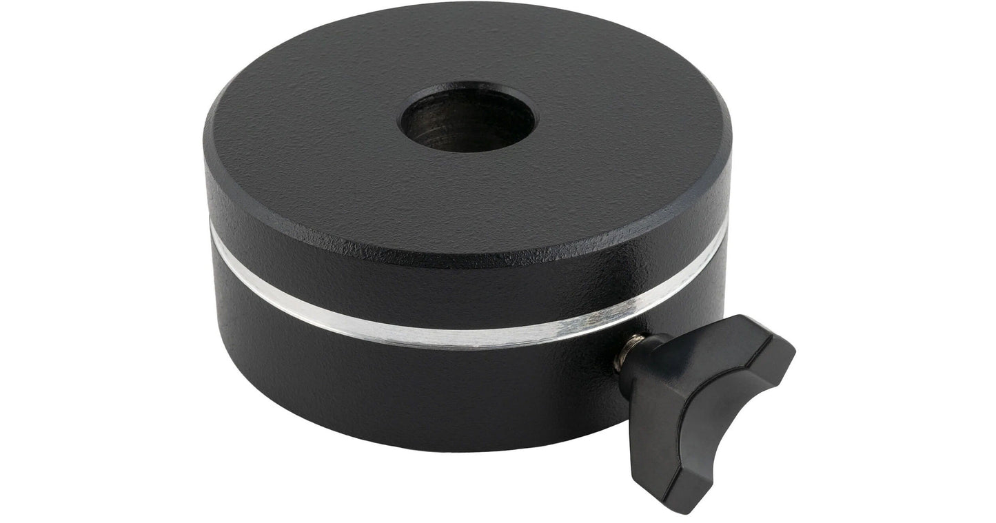 Explore Scientific 5 lb 2.2kg counterweight EXOS2CW designed for EXOS2 equatorial mounts providing beginner astrophotographers with precise stable and accurate telescope balance for smooth tracking and sharp long exposure planetary lunar and deep sky imaging — Telescope Wolves