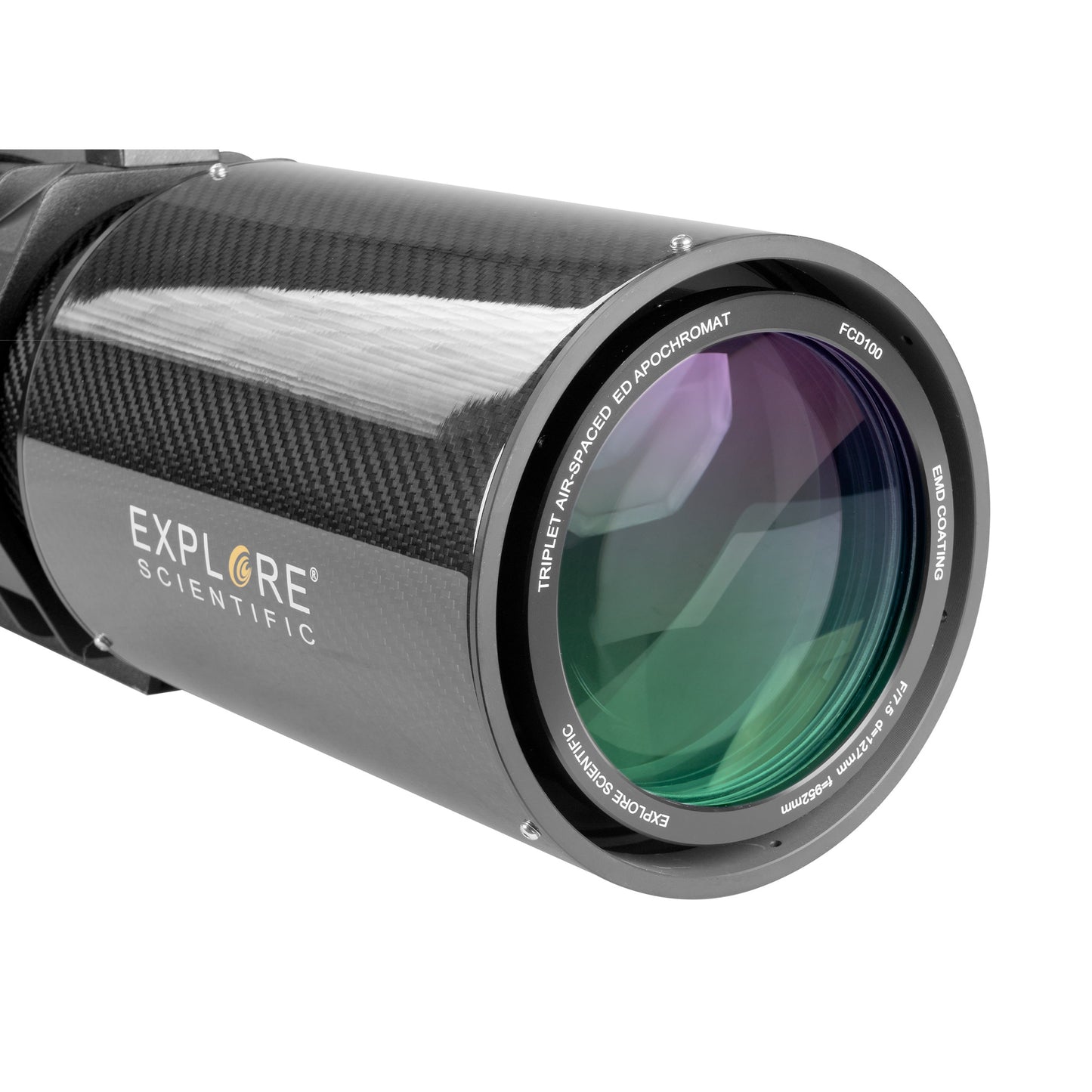 FCD100 Series 127mm f/7.5 Carbon Fiber Triplet ED APO Refractor Telescope with 2.5" HEX Focuser