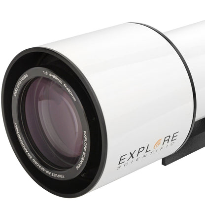 Explore Scientific FCD100 80mm Triplet APO with 0.8× Reducer, iEXOS-100 GoTo Mount & Counterweights (FCD100-0806-FR0.8x-IEXOS100)