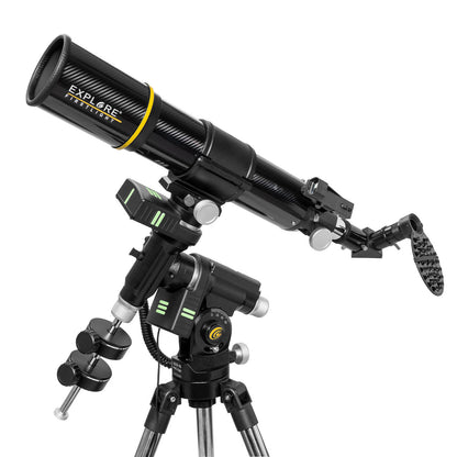Explore Scientific FirstLight 80 mm Carbon-Fiber Telescope with Solar Filter + iEXOS-100 GoTo Mount (ES-FLAR80640CF-IEXOS)