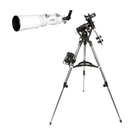 Explore Scientific Explore FirstLight 102mm Doublet Refractor Telescope with iEXOS-100 PMC-Eight Equatorial Tracker System FL-AR102600-iEXOS-02