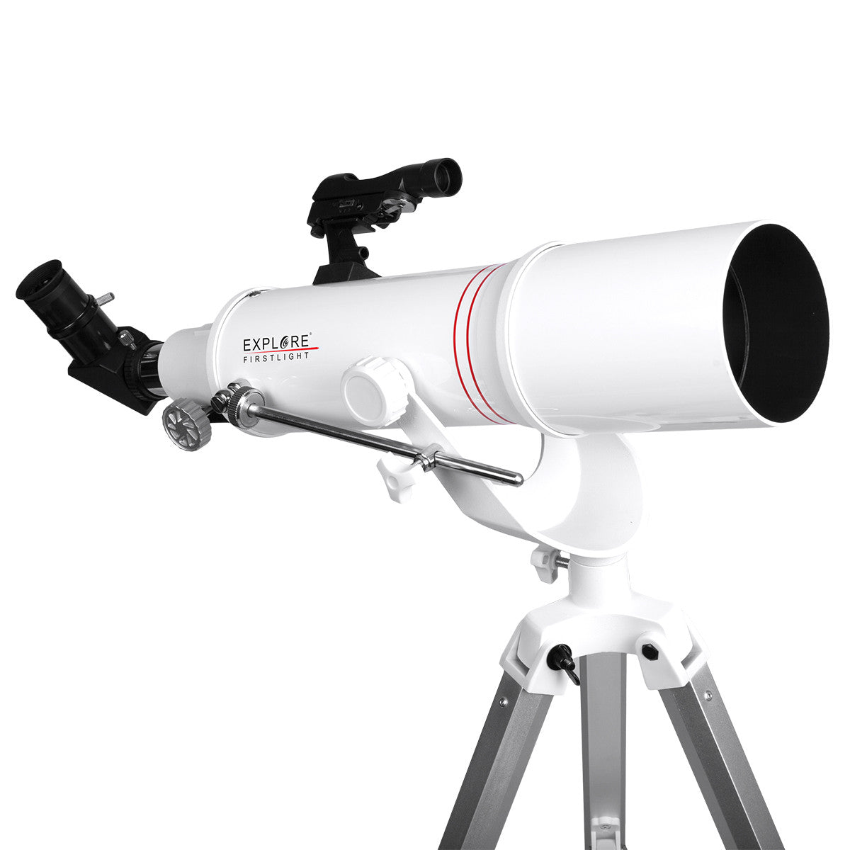 Explore Scientific FirstLight 90 mm f/5.5 Achromatic Refractor Telescope on Yoke-Style Alt-Az Mount (FL-AR90500AZ)