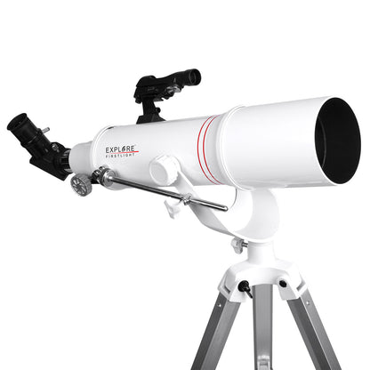 Explore Scientific FirstLight 90 mm f/5.5 Achromatic Refractor Telescope on Yoke-Style Alt-Az Mount (FL-AR90500AZ)