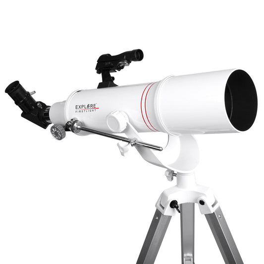 Explore Scientific FirstLight 90 mm f/5.5 Achromatic Refractor Telescope on Yoke-Style Alt-Az Mount (FL-AR90500AZ)