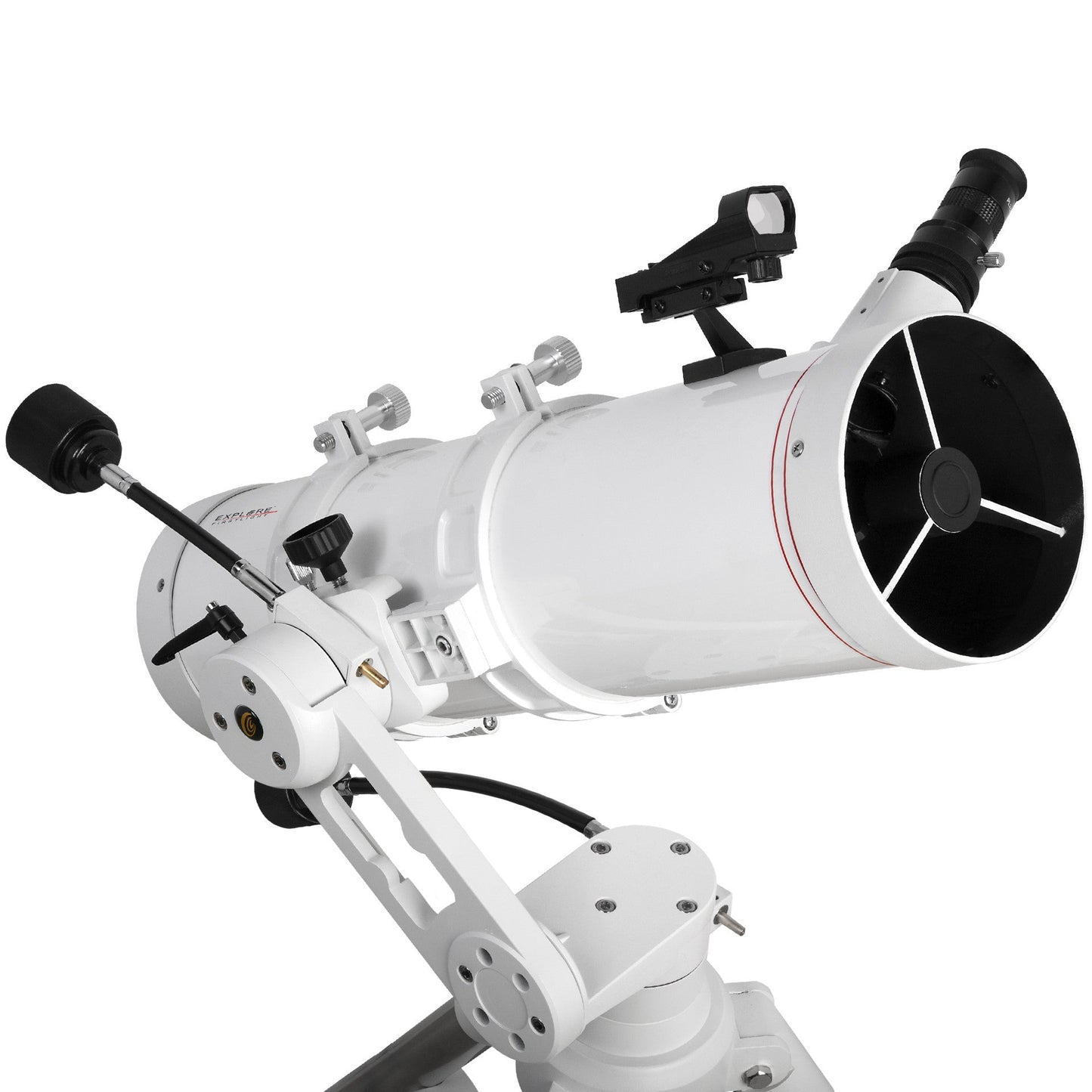 Explore Scientific FirstLight 130 mm Newtonian Reflector Telescope with Twilight Alt-Az Mount – Complete Beginner Astronomy Kit