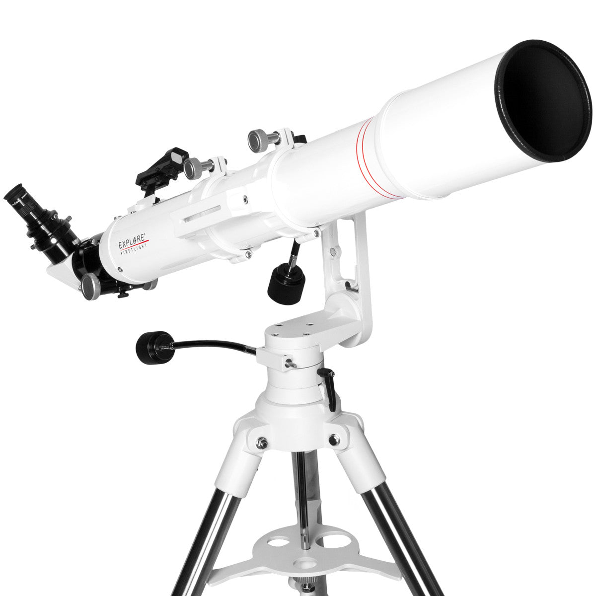 Explore Scientific FirstLight 102 mm Achromatic Refractor Telescope with EXOS Nano EQ3 Mount – Complete Beginner Equatorial Kit