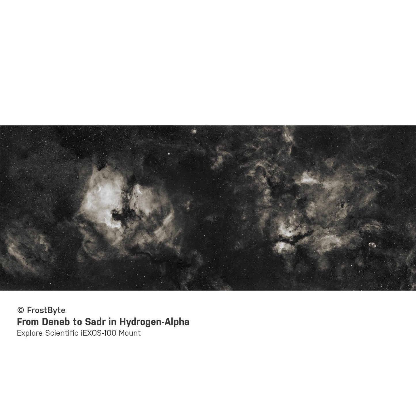 Explore Scientific Explore FirstLight 102mm Doublet Refractor Telescope with iEXOS-100 PMC-Eight Equatorial Tracker System FL-AR102600-iEXOS-02