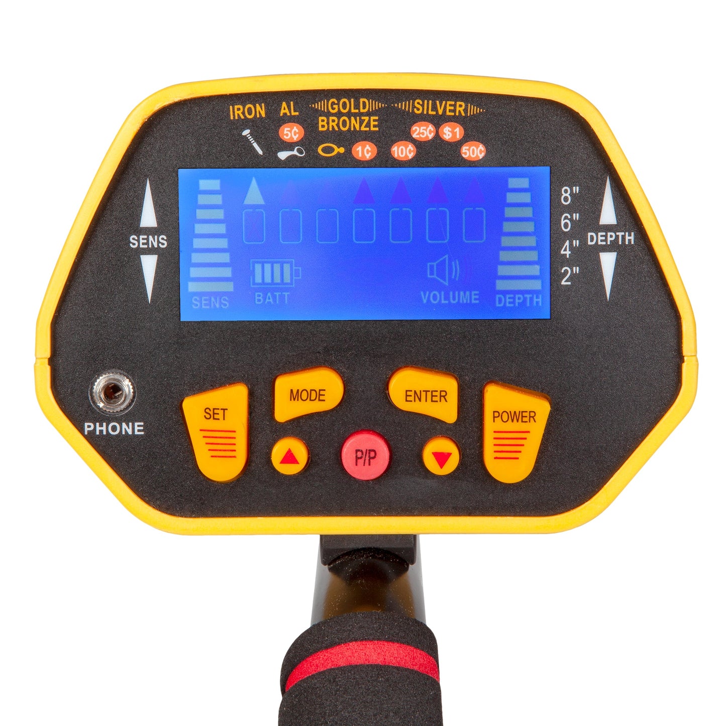 Digital Metal Detector with Headphones