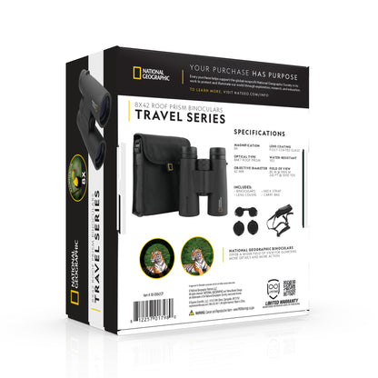 National Geographic 8x42 Binoculars 80-00842CP | Telescope Wolves