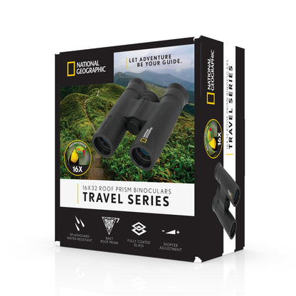 National Geographic 16x32 Binoculars 80-01632CP | Telescope Wolves