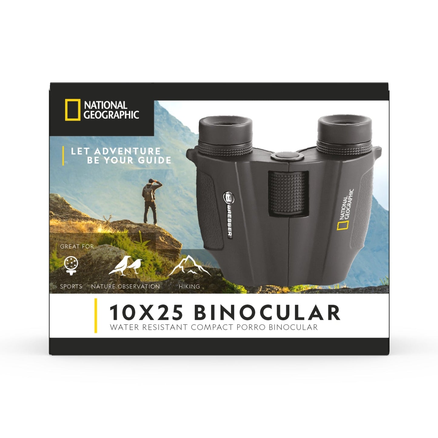 10x25 Compact Binoculars