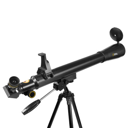 National Geographic StarApp50 50mm Refractor Telescope with Astronomy App — Beginner Telescope for New Stargazers | Telescope Wolves