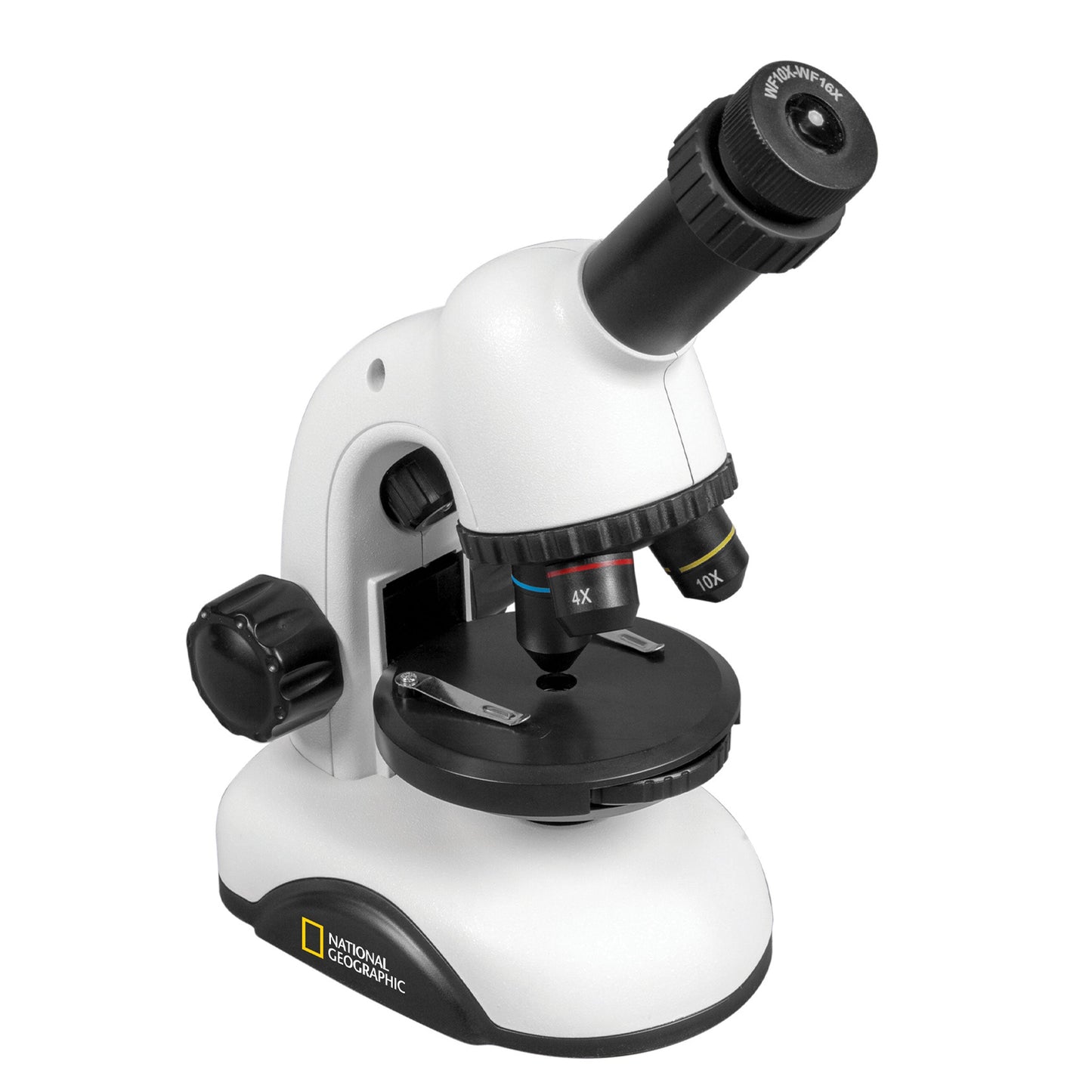 National Geographic 40x-640x Microscope — Beginner Microscope with Smartphone Adapter | Telescope Wolves