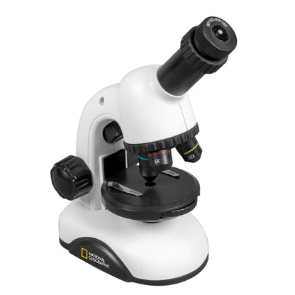 National Geographic 40x-640x Microscope — Beginner Microscope with Smartphone Adapter | Telescope Wolves