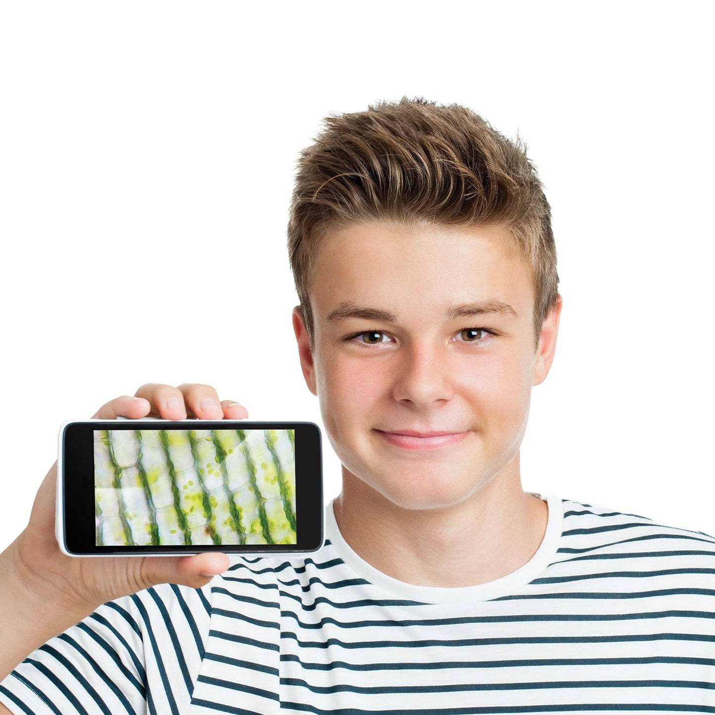 Certified Pre-Owned 40x-640x Magnification Microscope with Smartphone Camera Adapter