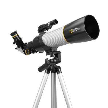 National Geographic SRT70MM 70mm Refractor Telescope 80-50072 – Beginner Telescope with Solar Filter & Panhandle Mount
