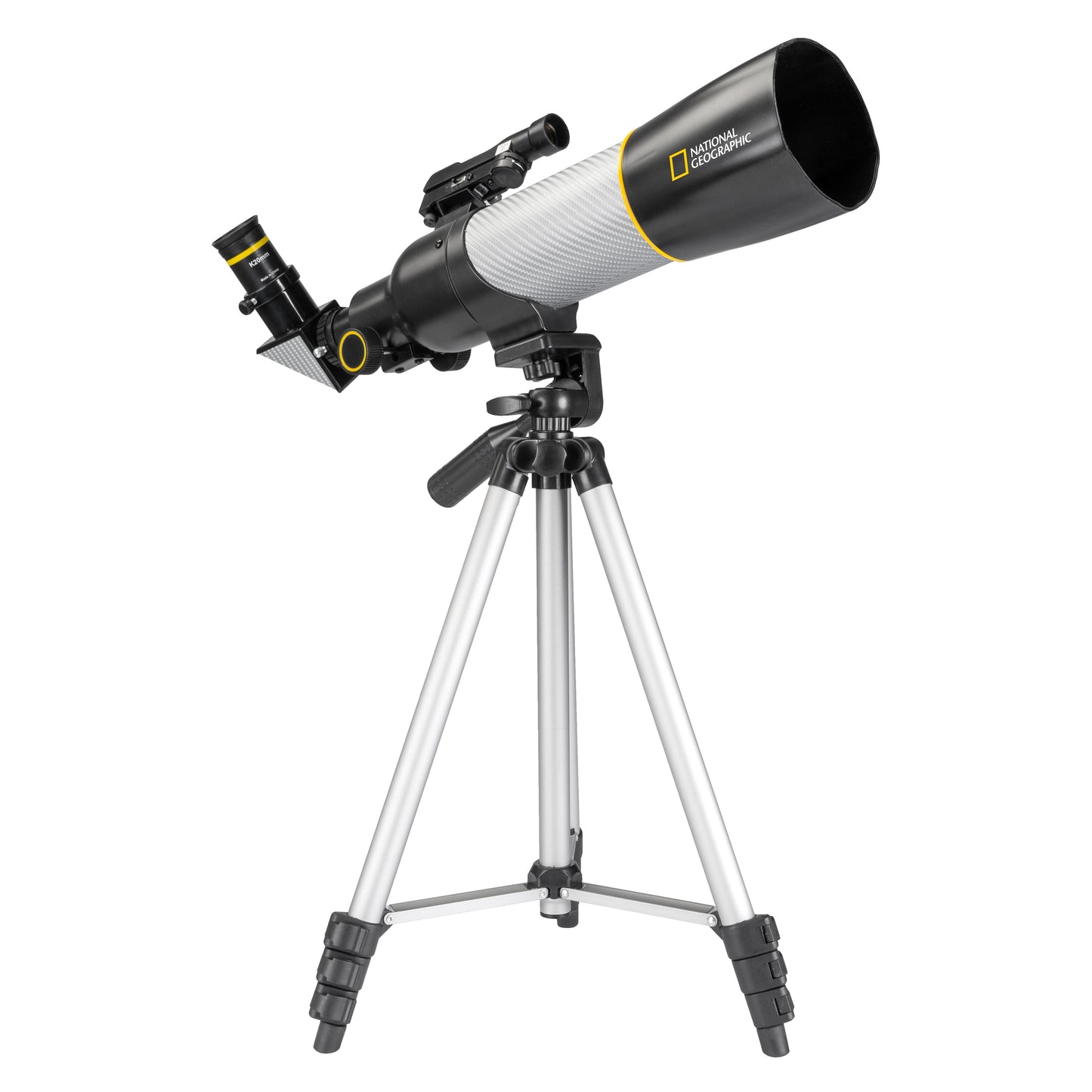 National Geographic SRT70MM 70mm Refractor Telescope 80-50072 – Beginner Telescope with Solar Filter & Panhandle Mount