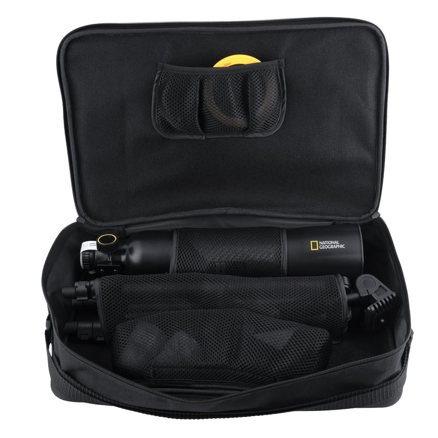 National Geographic SRT70MM 70mm Refractor Telescope 80-50072 – Beginner Telescope with Solar Filter & Panhandle Mount