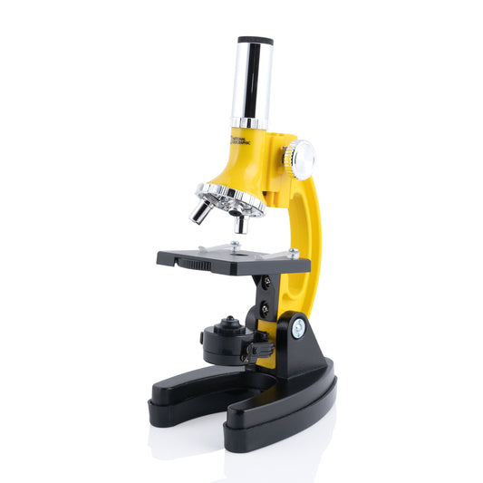 National Geographic 900x Microscope Set with Hard Case — Complete Student Microscope Kit | Telescope Wolves