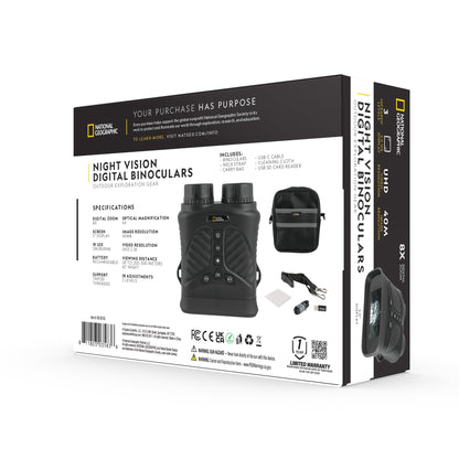 National Geographic Night Vision Digital Binoculars 80-50155 | Telescope Wolves