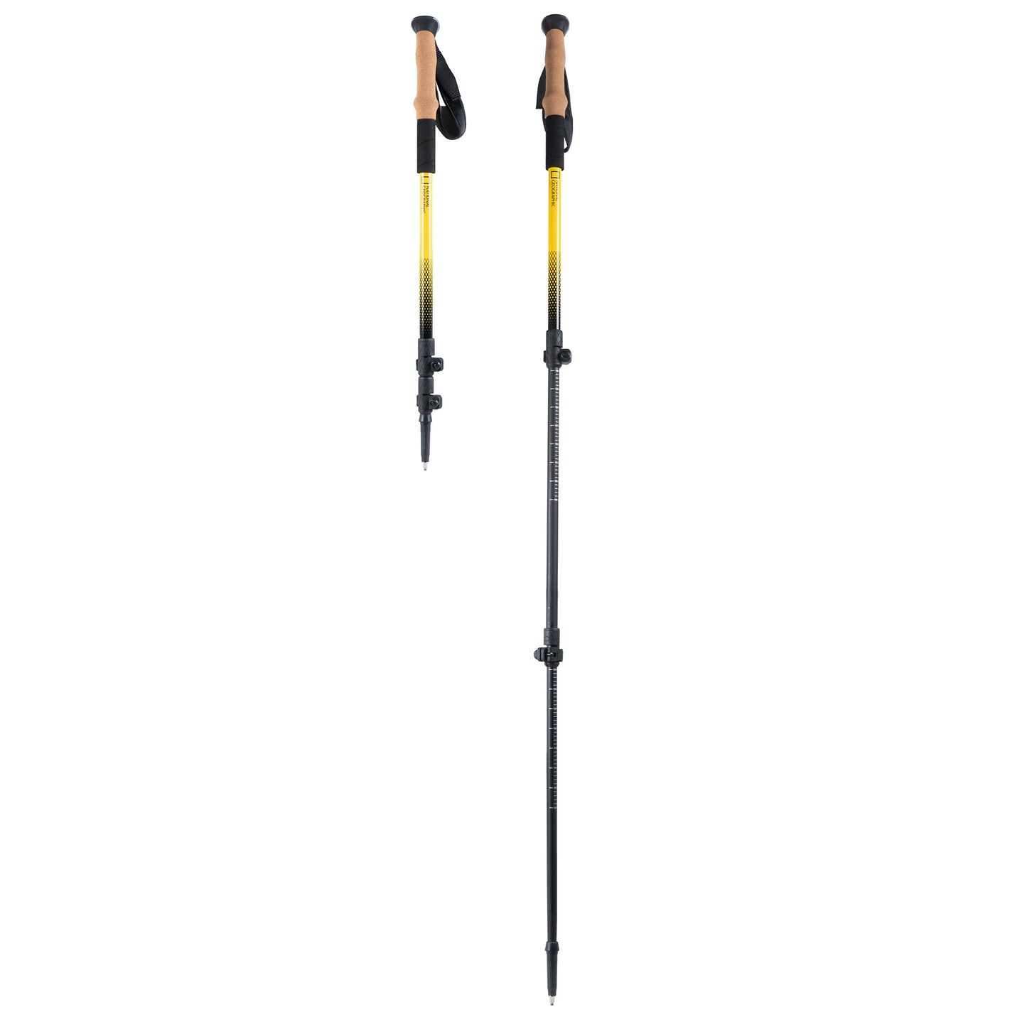 National Geographic Carbon Trekking Poles Set 80‑60500 – Adjustable Hiking Poles for Stability & Comfort