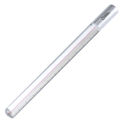 National Geographic 2x Reading Magnifier & Ruler 80‑72000 – Lightweight Acrylic Magnifying Tool