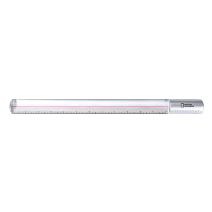 National Geographic 2x Reading Magnifier & Ruler 80‑72000 – Lightweight Acrylic Magnifying Tool