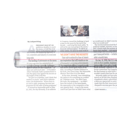 Explore Scientific 2x Reading Magnifier and Ruler 80-72000