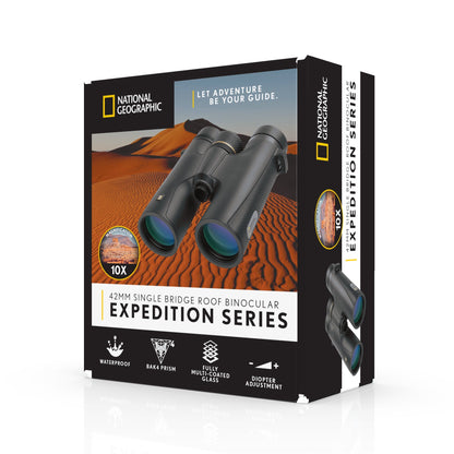 National Geographic Expedition Series 10x42 Binoculars 80-76510 | Telescope Wolves