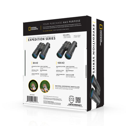 National Geographic Expedition Series 10x42 Binoculars 80-76510 | Telescope Wolves