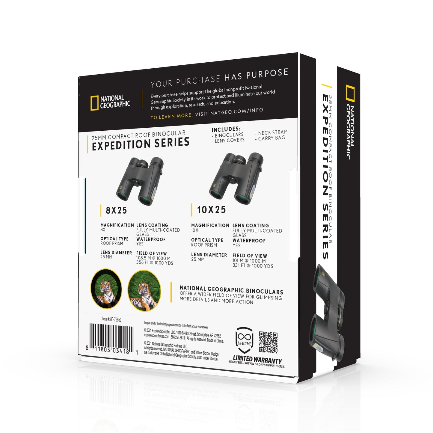 Expedition Series 10x25 Binoculars