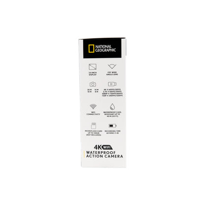 National Geographic 4K Waterproof Action Camera with WiFi 80‑83003 – Adventure-Proof Action Cam