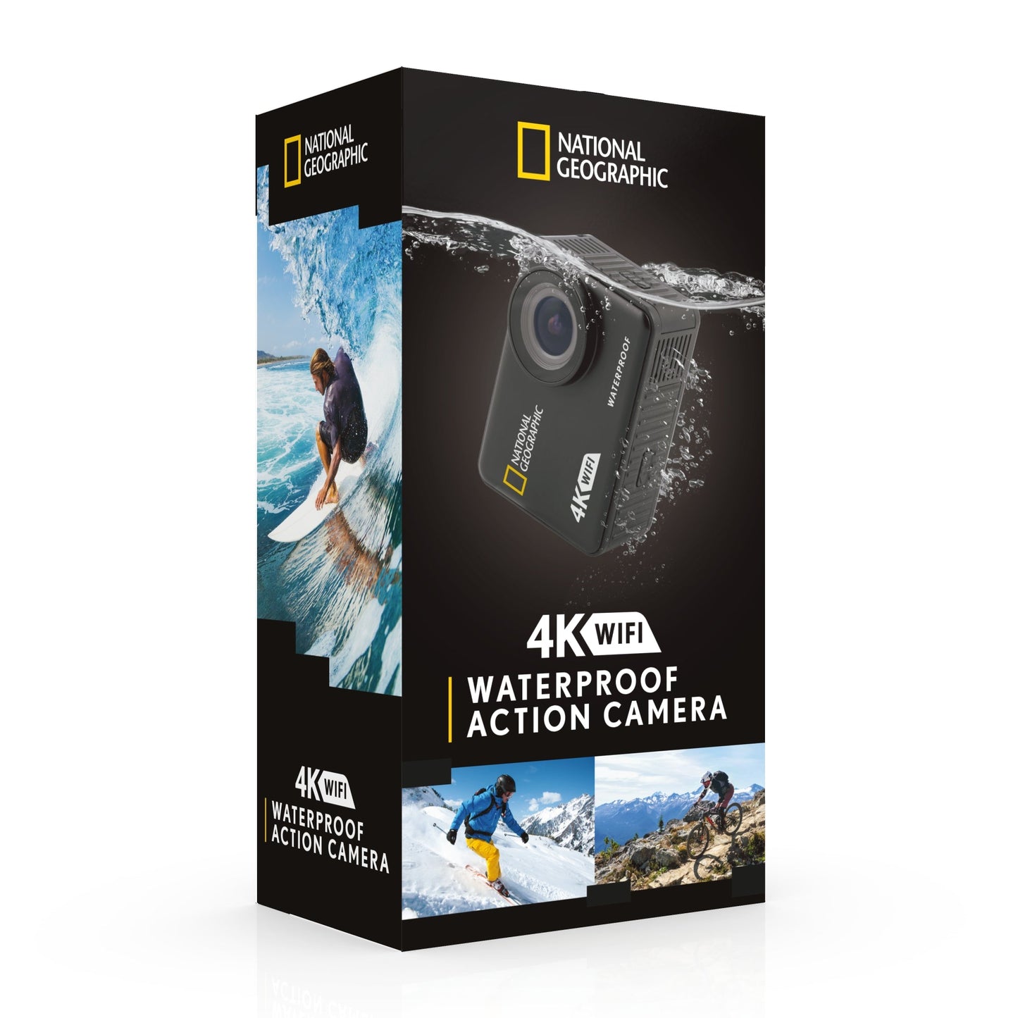 National Geographic 4K Waterproof Action Camera with WiFi 80‑83003 – Adventure-Proof Action Cam