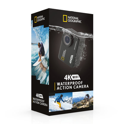 National Geographic 4K Waterproof Action Camera with WiFi 80‑83003 – Adventure-Proof Action Cam