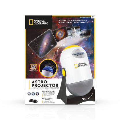 National Geographic Astro Projector 2-in-1 — Dome and Slide Projector for Kids' Astronomy Education | Telescope Wolves