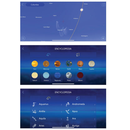 Explore One STAR50APP 50mm Refractor Telescope with Panhandle Mount and Astronomy APP 88-34550
