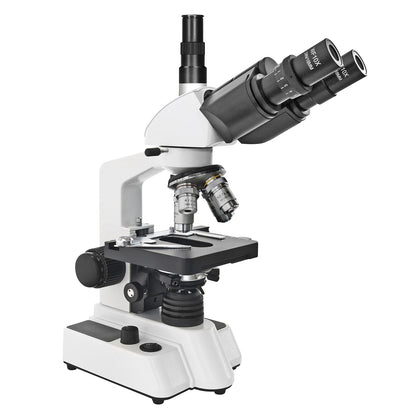 Bresser Trino Researcher II Trinocular Microscope 40x–1000x — Best-Value Trinocular Microscope with Built-In Camera Port