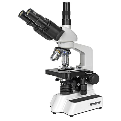 Bresser Trino Researcher II Trinocular Microscope 40x–1000x — Best-Value Trinocular Microscope with Built-In Camera Port