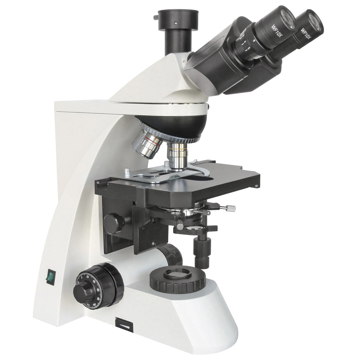 Bresser Science TRM 301 Professional Trinocular Microscope 40x–1000x — Research Microscope with Camera Port for Imaging and Documentation