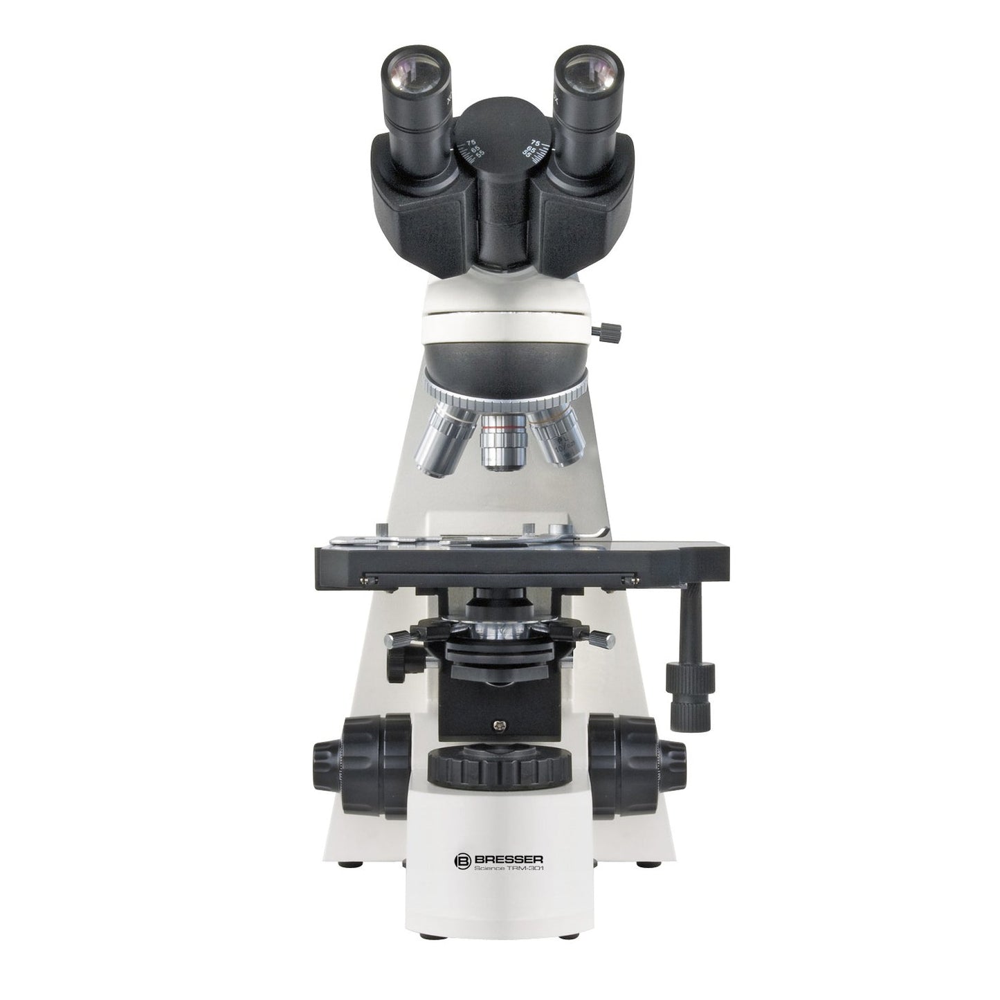 Bresser Science TRM 301 Professional Trinocular Microscope 40x–1000x — Research Microscope with Camera Port for Imaging and Documentation