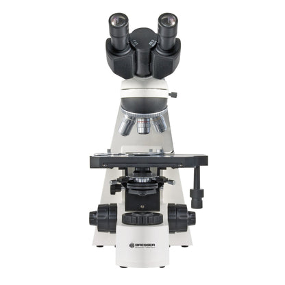 Bresser Science TRM 301 Professional Trinocular Microscope 40x–1000x — Research Microscope with Camera Port for Imaging and Documentation