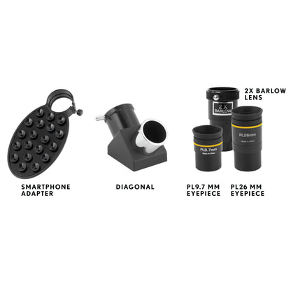 National Geographic StarApp50 50mm Refractor Telescope with Astronomy App — Beginner Telescope for New Stargazers | Telescope Wolves