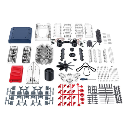 Explore Science V8 Model Engine — STEM Build-Your-Own Working Combustion Engine Kit