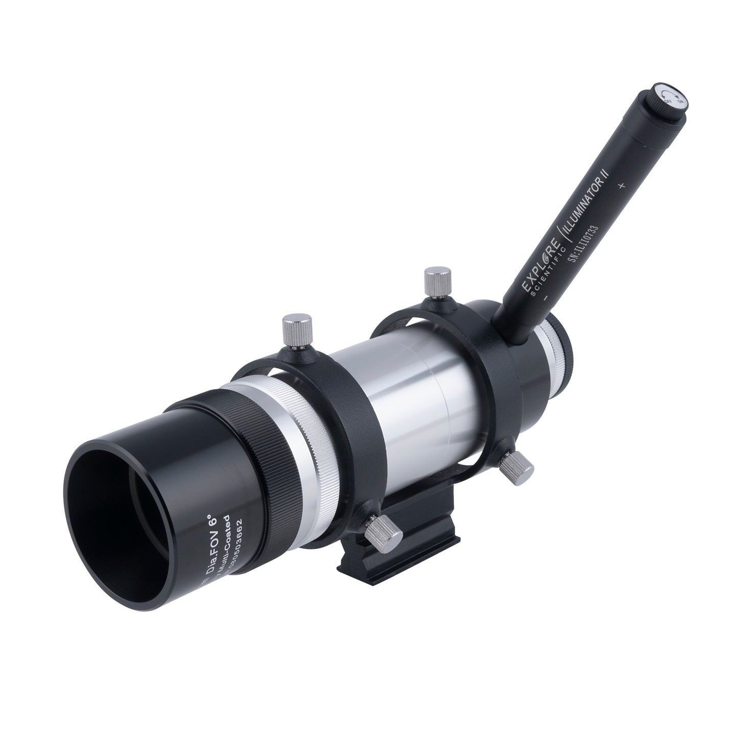 Explore Scientific 8×50 Illuminated Straight-Through Finder Scope | Telescope Wolves