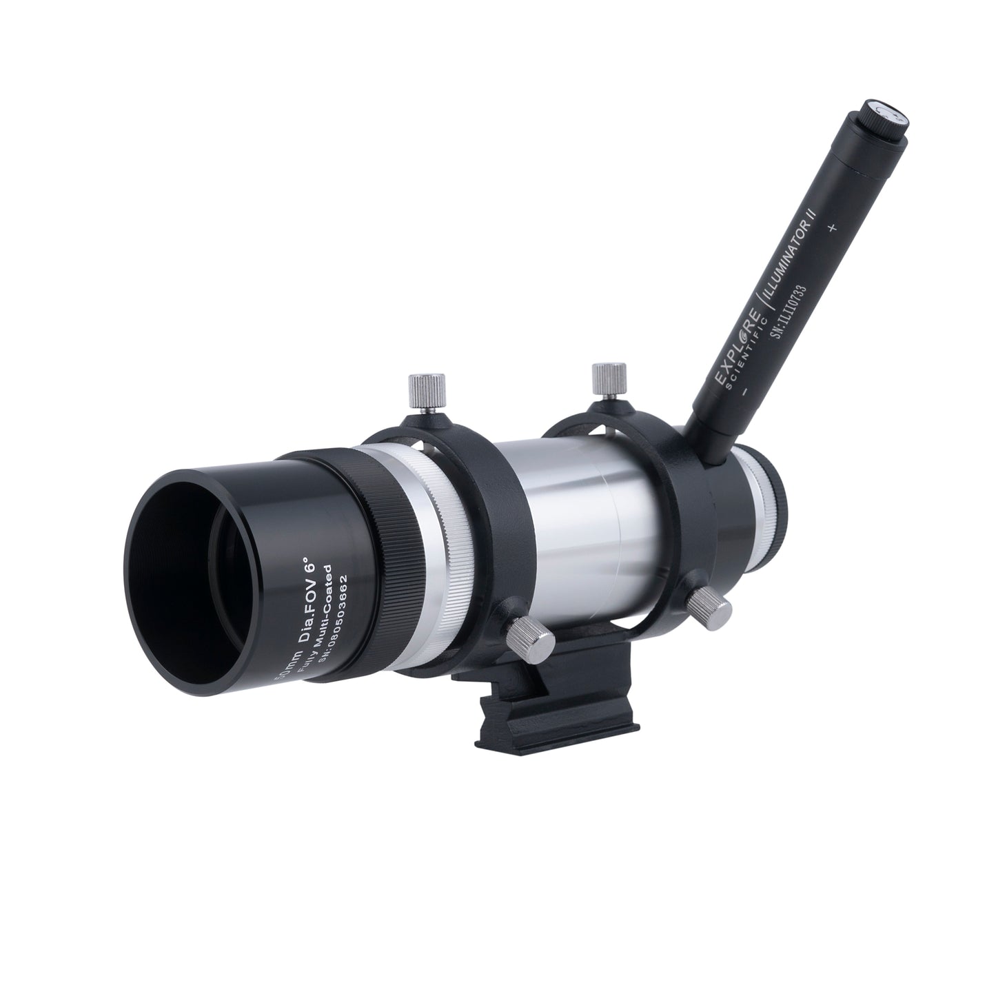 Explore Scientific 8×50 Illuminated Straight-Through Finder Scope | Telescope Wolves